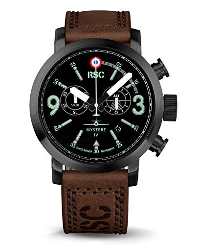 Montre d'aviateur RSC Mystère IV l'héritage des héros du ciel en 45mm
