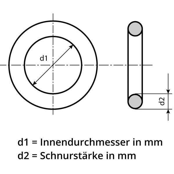 Joint D'étanchéité Radial NBR 70 - Dimensions 60x80x7 Mm, Pour Arbre Tournant, Résistant Aux Huiles Et Eau (DIN 3760, ISO 6194)