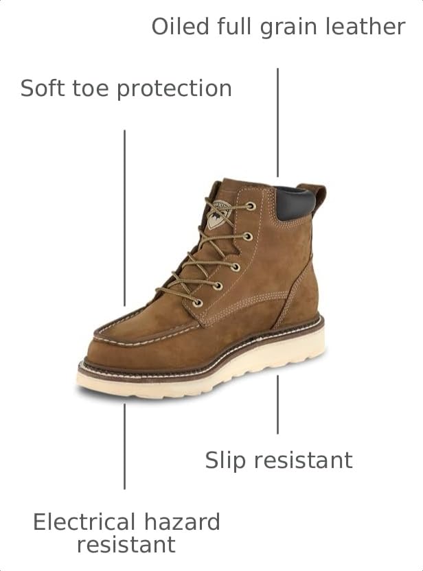 Image of Irish Setter Ashby 6 inch Mens Soft Toe Work Boot