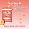 Create Creatine Monohydrate Gummies for Men & Women | 1.5g Creatine per Gummy for Muscle Strength, Endurance, Recovery, & Focus | Vegan, Non-GMO, Gluten-Free | Premium Sour Peach Flavor | 90 Count #3