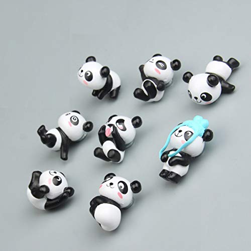 Decorative Refrigerator Magnets, Perfect Fridge Magnets for House Office Personal Use (8Pcs Pandas 1)