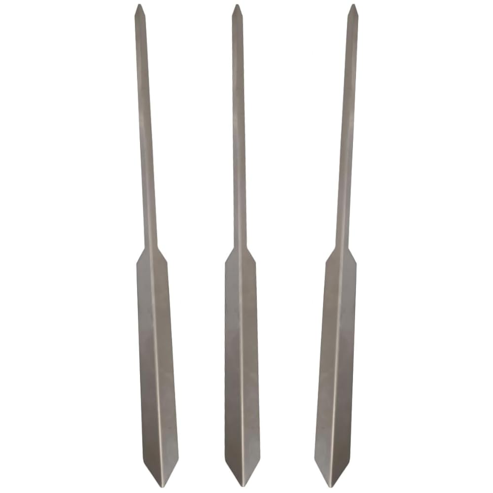 Spiedini espeto in acciaio inox 50 cm Avalon - spiedino per carne, verdure, pesce (sardina, spigola) barbecue e griglia (15)