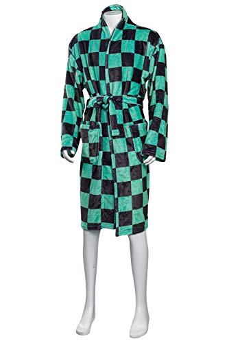 Gonriya Anime Bathrobe Men Cosplay Fuzzy Robe for Women Pajamas Adult Sleepwear Fleece Bath Robe Homewear3