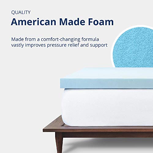 ViscoSoft Memory Foam Mattress Topper Full - Image 2
