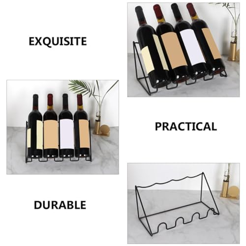 Soporte de vino de mesa multi ranuras moderno miniatura 3