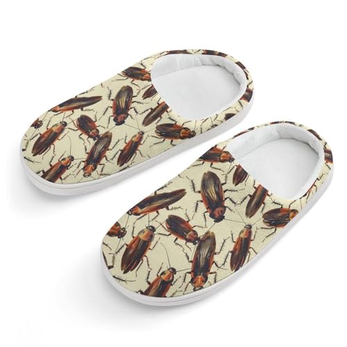 Cockroach Cute Cotton Slippers Anti-slip House Shoe Slipper Indoor Outdoor