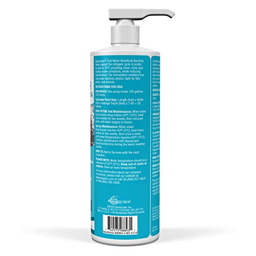Image of Aquascape Cold Water Beneficial Bacteria for Pond and Water Features 16 oz. / 473ml, 98893