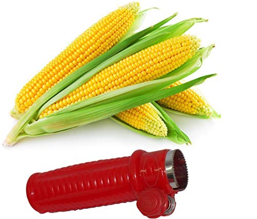 Image of Gambit Plastic Corn Cutter /Stripper with Stainless Steel Blades (Multicolor)