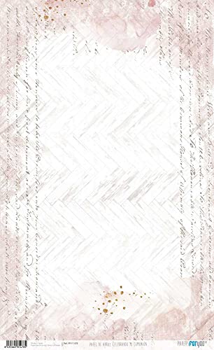Papers For You Papel de Arroz 54x33 cm 25-30 gr. (Celebrando Mi Comunión Niña Castaña)