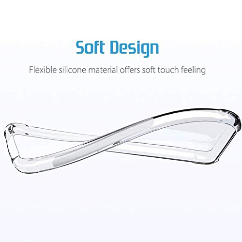 Image of WOW IMAGINE Ultra Hybrid Shockproof Case | for Poco X2 | Flexible Protective Cushioned Edges Crystal Clear TPU Bumper Corners Back Case Cover for Xiaomi Poco X2 - Transparent