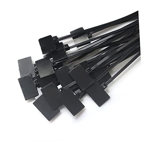 Veemoon 250 piezas de bridas para cables para escritorio, gestión de cables, sujetadores autolock de nylon con etiquetas de colores para casa y oficina