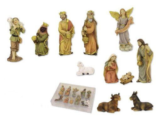 Unbekannt Krippenfigurenset, 11-TLG. Set, für 6cm Figuren