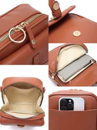 Urvashi Crossbody Leather Bag,Tojoyride crossbody bag, Women'S Anti-Theft Retro Crossbody Bag With Multiple Card Slots4