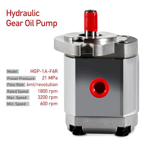 Image of Hydraulic Gear Pump, High Pressure Hydraulic Pump, Mini Flat Key Shaft SAE Gear Oil Pump, High Strength SP Series Gear Pump, 21MPa, 6ml /r, Max. 3200rpm