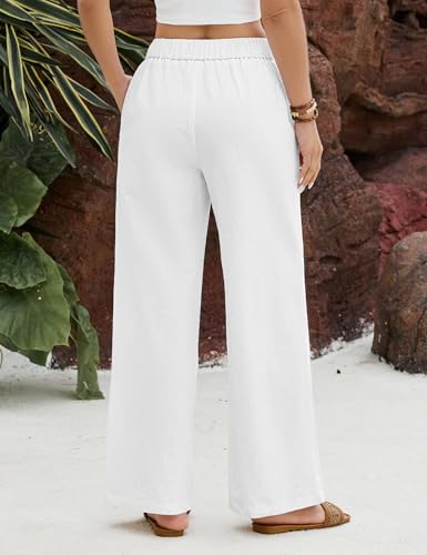 Pantalon fluide taille elastique la sophistication du coton premium