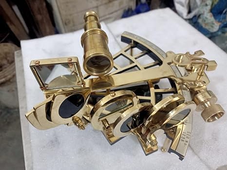 Miniatura 5 de Sextant Vintage Trabajo Coleccionable Astrolabe RéplicaVintage Hecho a Mano Coleccionable Regalo