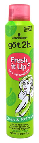 Got 2B Fresh It Up Dry Shampoo Clean & Refresh 4.3 Ounce (127ml) (3 Pack)
