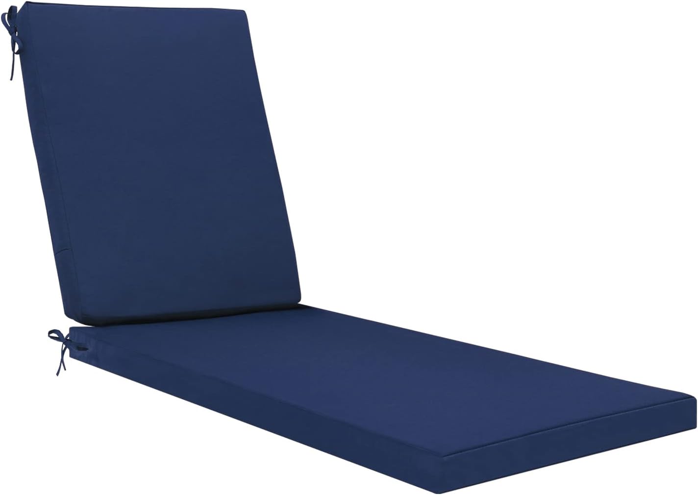 Patio Watcher Indoor/Outdoor Water-Resistant Chaise Lounge Cushions, Water and Stain Resistant Patio Cushions 80 x 26 x 3 Inch, Blue