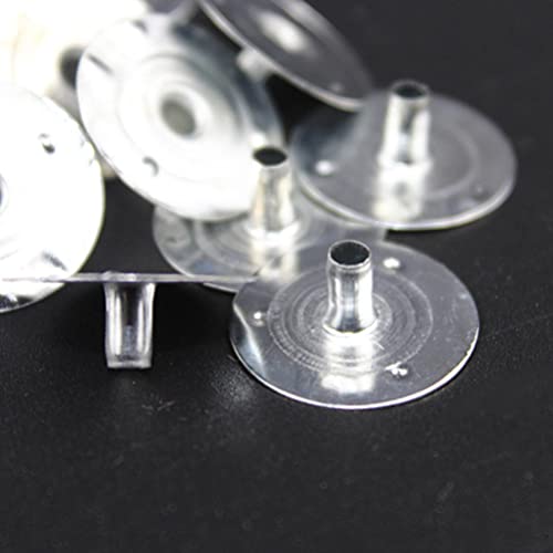 400 bases metálicas para mechas de vela EXCEART miniatura 7