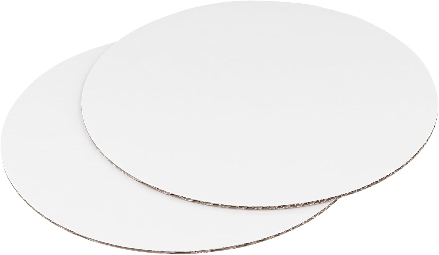 SOUJAP 100 PCS Cake Boards 8 Inch, Round White Cardboard Cake Circles Base for Desserts, Pizzas, DIY Crafts, 2 mm Thickness