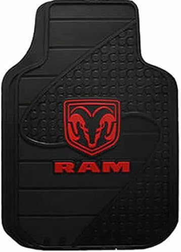 Dodge Ram Head Logo 4 Pc Floor Mats Set