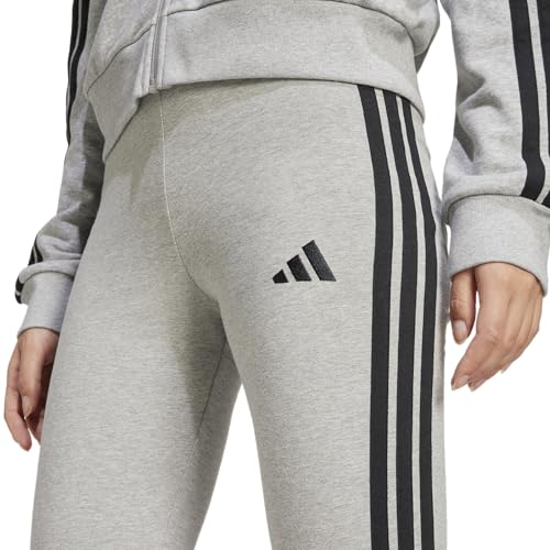 Legging adidas Essentials pour femme gris taille M en coton confortable - 7