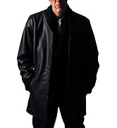 Amazon | [Liugoo Leathers] 本革 レザーロングファラオコート レザー