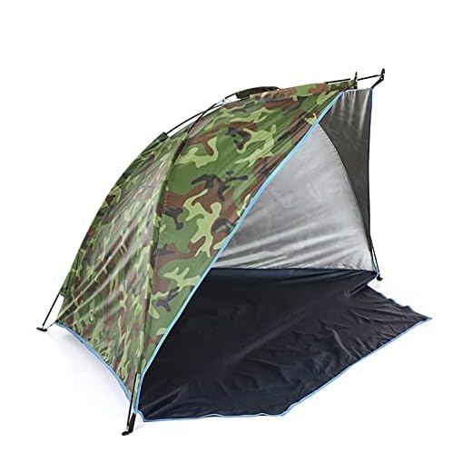 DJDEFK Tienda de campaña Playa al Aire Libre Tienda Sunshine Shelter 2 Person Sturdy 170t Polyester Sunshade Tienda para Pesca Camping Senderismo Picnic Park Tiendas iglú (Color CF)