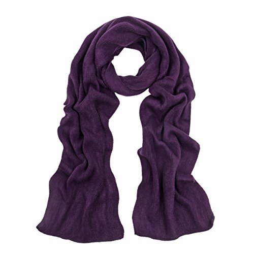 TrendsBlue Classic Soft Unisex Solid Color Warm Winter Scarf