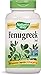 Natures Way Fenugreek Seed, 610 milligrams Per Cap, 180 Vegetarian Capsules. Pack of 6 bottles