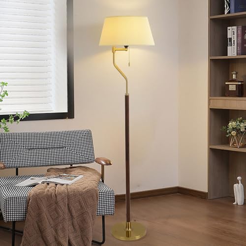 Lampadaire en lin 160 cm E27 à intensité variable pour éclairage salon - 4