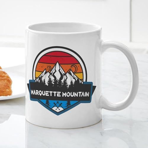 Taza de cerámica 11 oz Marquette Mountain miniatura 5