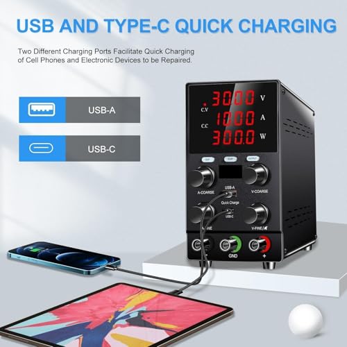 Alimentation à découpage CC réglable avec buzzer pour réparation - 4