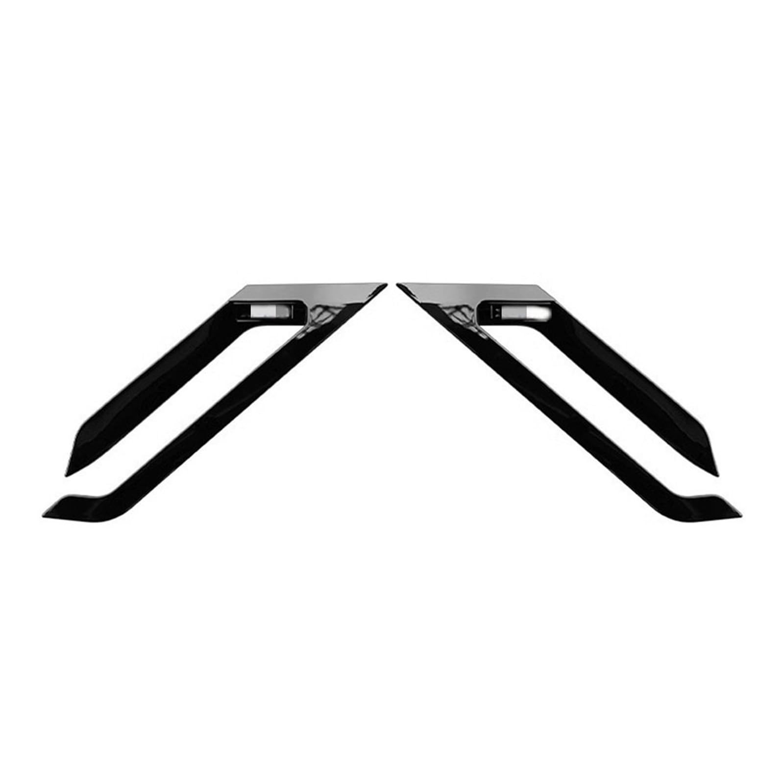 Car Side Wing Trim Car Air Flow Wing Vent Trim Side Fender Sticker Decoration Fit for X6 G06 2020-2024(Black)