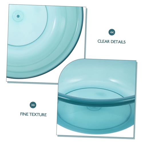 Palangana de plástico grueso SEWACC pack de 2 recipientes grandes resistentes para el hogar 4
