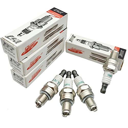 Bougie d'allumage 1PC Int Spark Plug H-CMR6 / FIT pour 0242035500 USR7AC Candel TR15C 965 31916-Z0H-003 CMR6H BUJIA 3365 CMR7H CMR5H TR14C RZ7C GX35 (Color : White) Cover