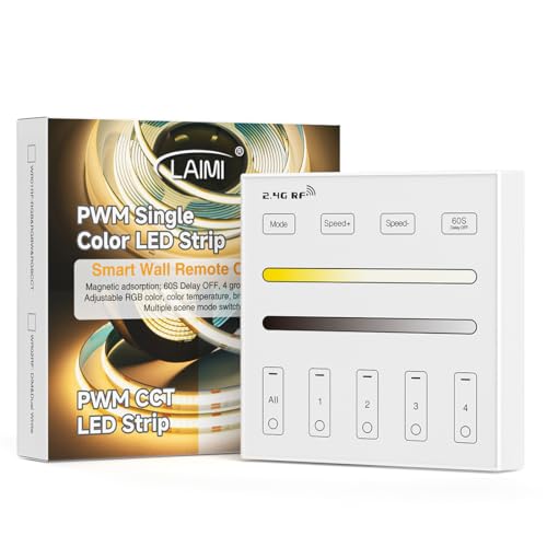 Image of BTF-LIGHTING 2.4G RF Wireless Single Color Wall Mounted Smart Panel Remote
