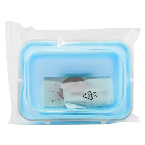 Bolsas De Almacenamiento De Alimentos De Silicona - Bolsas Reutilizables De Silicona De 1.5 Litros - Organizador De Congelador Y Lunch Box Para Viaje Comida Sandwich Verdura Adultos Y Niños