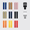 21mm Watch Bands for Tissot T048.417 Watch Band T-Race T-Sports Watchbands Bracelet Waterproof Soft Rubber 20mm Silicone Strap