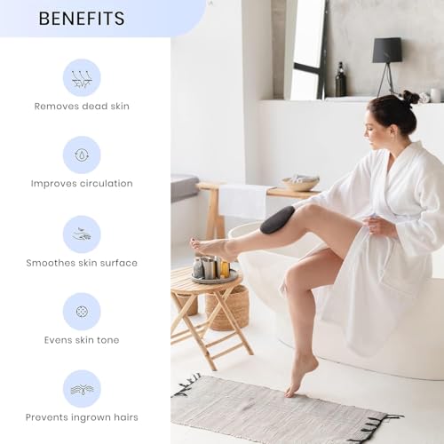 Image of Exfoliating Bath Gloves for Body Scrub - Deep Cleansing Shower Gloves for Dead Skin Removal, Smooth & Soft Skin, Reusable Spa Body Exfoliator Mitt for Men & Women (Pack of 2)