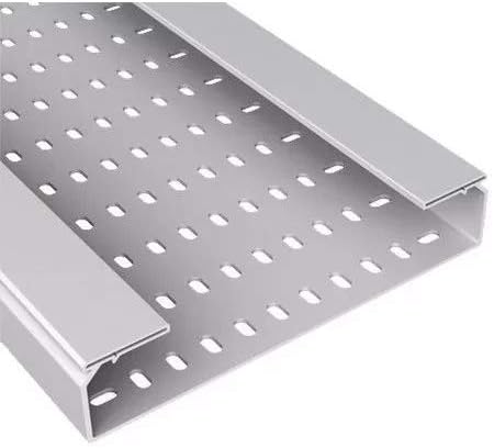 Unex66300 U23 x Container Perforated, Grey, 60 mm x 300 mm Height 3 m Length, Pack of 4 Rods 3 Mts.