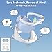 Baby Bath Seat for Babies 6 Months & Up,Safety Bathtub Seat, Sit Up Bath Seat for Infant Bath Essentials with Soft Cushion & Suction Cups, Blue