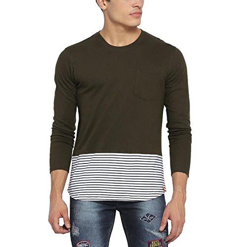 Image of CAHOOT Men's Down Stripes Full Sleeve T-Shirt