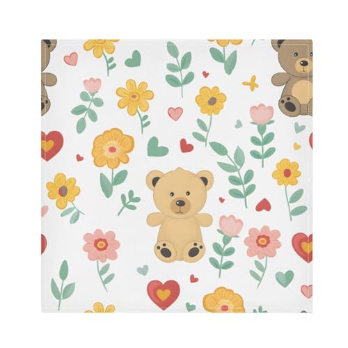 Servilletas de Tela Floral Cuadrada 50.5x50.5 cm Pack 6 miniatura 7