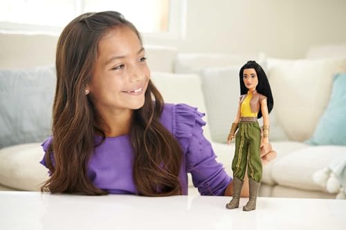Miniatura 2 de Mattel Disney Princess Raya Muñeca princesa película Raya y el último dragón, juguete +3 años (HLX22)