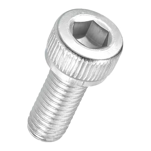 Image of Kozelo 30pcs Socket Head Cap Screws - [M5-0.8 x 12mm] 304 Stainless Steel Allen Socket Drive for Electrical Motor 3D Printing Fan Engine Replacement Use, Silver