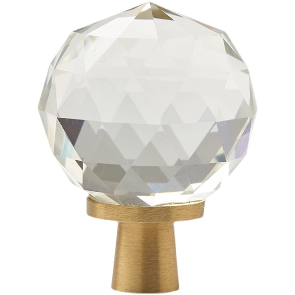 Boutons en laiton et verre pour réparer et sublimer un meuble