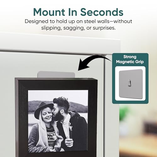 Image of Magnetic Aids Center Mount Picture Hanger, Multiple Capacities, Multiple Colors (Gray, 5LB)