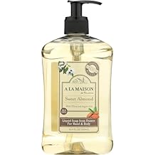 A LA MAISON Liquid Soap, Sweet Almond, 16.89 Fluid Ounce
