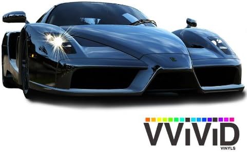 VViViD Black Chrome Mirror Finish 5ft x 50ft Vinyl Wrap Roll with Air Release Technology